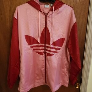 Pink adidas Originals Adicolor '70s Colour Block Windbreaker JD Sports Global
